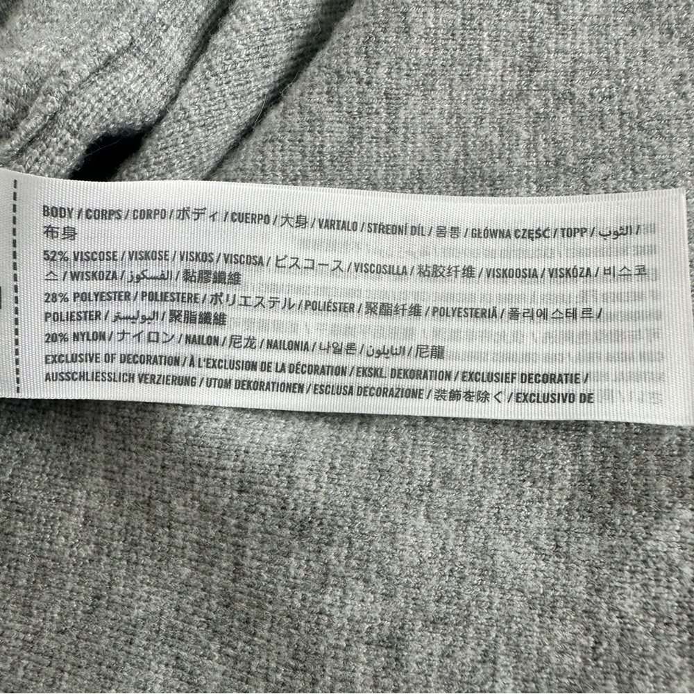 A&F Gray Short Sleeve Sweater - Picture 4 of 7